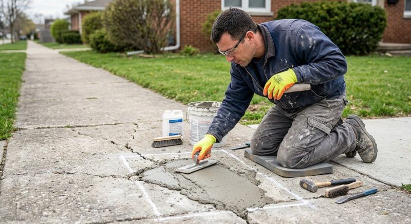 Sidewalk Repair in West Des Moines, IA